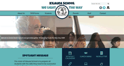 Desktop Screenshot of kilaueaschool.com